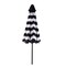 Pure Garden Striped Patio Umbrella, 9 Ft Sun Shade, Push Button Tilt for Outdoor Furniture, Deck or Backyard 50-LG1273 - alternate 3